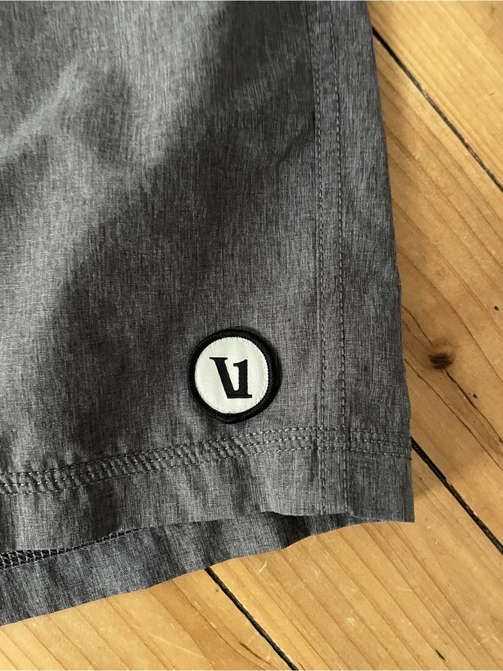 Vuori Men's Kore Shorts, gray , size L hybrid athletic shorts. V#302 style . - Picture 6 of 10